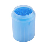 Nettoyeur de pattes pour chien bleu
