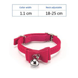 Collier nœud papillon pour chat rose