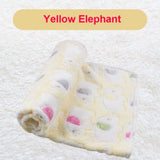 Couverture douce photo jaune