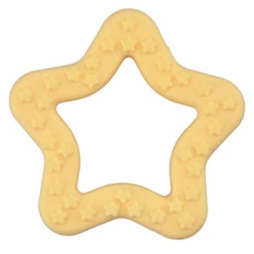 Étoile à mâcher pour chien jaune