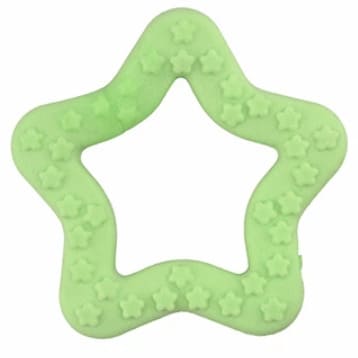 Étoile à mâcher pour chien verte