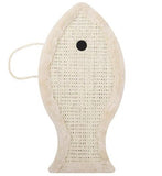Grattoir pour chat en forme de poisson blanc