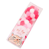 Lot de 3 balles pour chat roses
