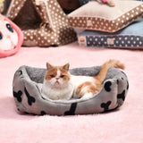 Panier pour chat et chien noir