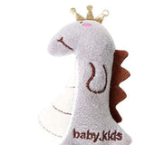 Peluche animal à l'herbe à chat dinausaure gris