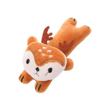 Peluche en forme d'animal pour chat marron