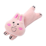 Peluche en forme d'animal pour chat rose