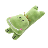 Peluche en forme d'animal pour chat vert