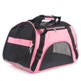 Sac de transport pour chat rose