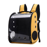 Sac portable pour chat - jaune
