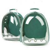 Sac portable respirant pour chat vert