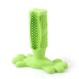brosse à dents pour chien vert