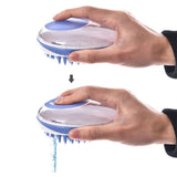 Brosse de massage en silicone chien chat