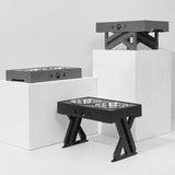 Gamelles ajustables noires et grises