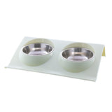 Gamelles à gouttière verte