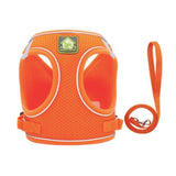 Harnais en nylon pour chien orange