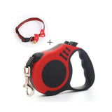 Laisse rétractable pour chien rouge