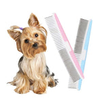 lot de deux peignes pour chien