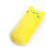 Peluche Minou pour chat jaune