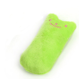 Peluche Minou pour chat vert