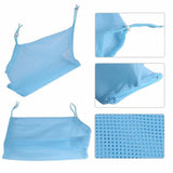 Sac de bain pour chat bleu