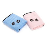 serviette de bain chien