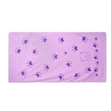 serviette de bain micro fibre rose