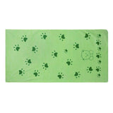 serviette de bain micro fibre vert