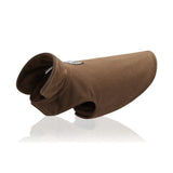 Veste polaire pour chien marron